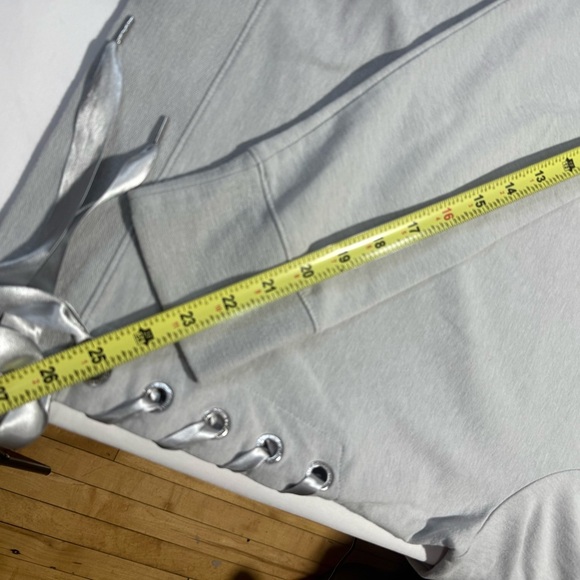 Juicy Couture Gray Lace-Up Sweatshirt - Picture 9 of 12